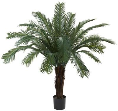 Nearly Natural Indoor/ Outdoor 5-foot UV-resistant Artificial Cycas Tree - Green