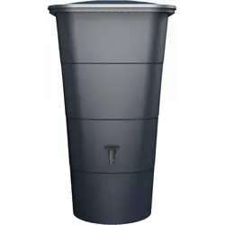 Garantia, Regentonne + Erdtanks, IBIZA Regentonne eckig 200 L graphite grey (200 l)