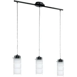 Pendelleuchte Esstischlampe Hängelampe 3 flammig LED Küchenleuchte, Glas satinierte, L 72 cm Eglo 93904