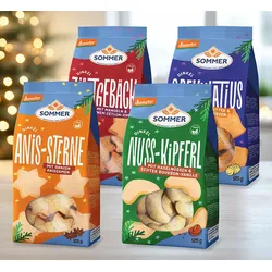 4er-Set Weihnachtsgebäck-Auswahl