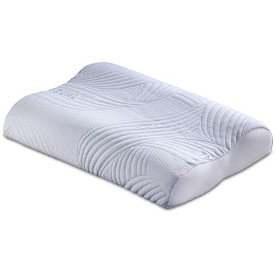 Nackenstützkissen HEMAFA "SEAQUAL", beige (champagner), B:39cm H:10cm L:59cm, Bezug: 59% Polyester, 41% Lyocell, Kopfkissen, Hergestellt aus Ocean Plastic- Der Umwelt zu Liebe