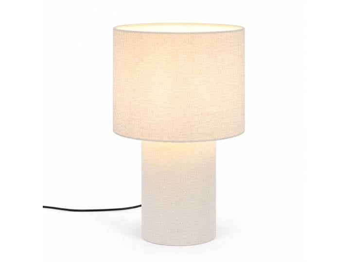 Relaxdays Lampe de table en lin