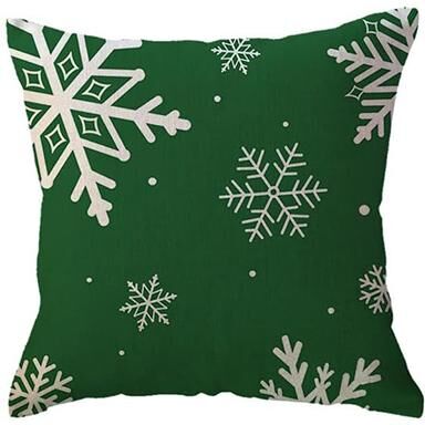Retailers Go Christmas Snowflake Tree Cushion Cover, Winter Holiday Decoration Pillow, Festive Merry Christmas Decor For Sofa Porch style 2 45x45cm