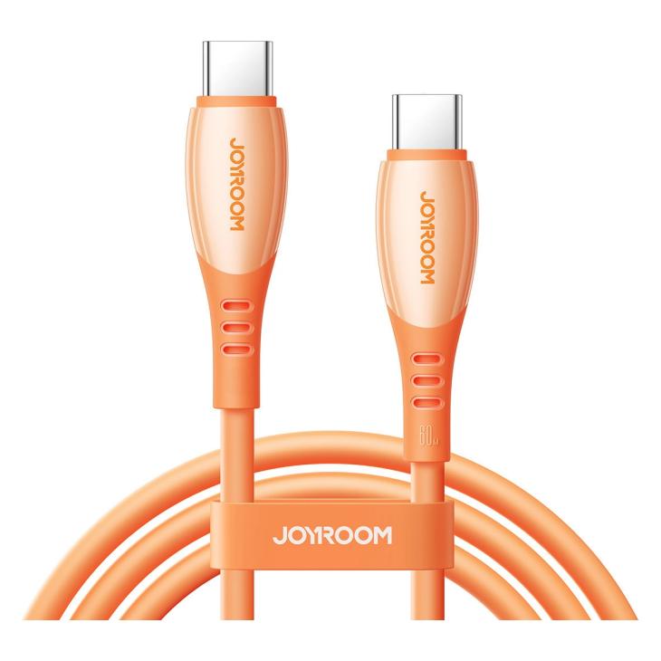 Joyroom S-A59 Vibrant Series 60W Fast Charging Data Cable (Type-C to Type-C) 1.2m - orange (1.20 m, 60 W) (S-A59)