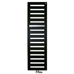 Zehnder Metropolitan Bar Design-Badheizkörper ZM101140B500000 MEP-080-040, 805 x 400 mm, Traffic black, RAL 9017