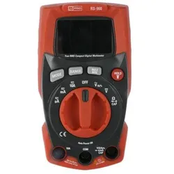 RS PRO, Multimeter, True RMS Compact Digital Multimeter (CAT III 600V, Hand-Multimeter)