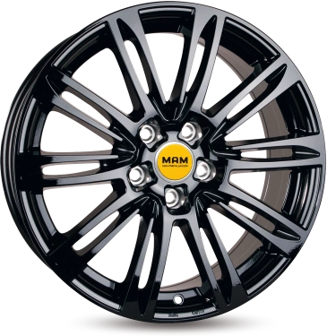 MAM Wheels A4 Black Painted 7x16 ET 38 5/100 Alufelge Schwarz