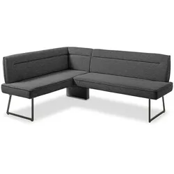 Komfort & Wohnen Eckbank Game plus Stoff Dark Grey
