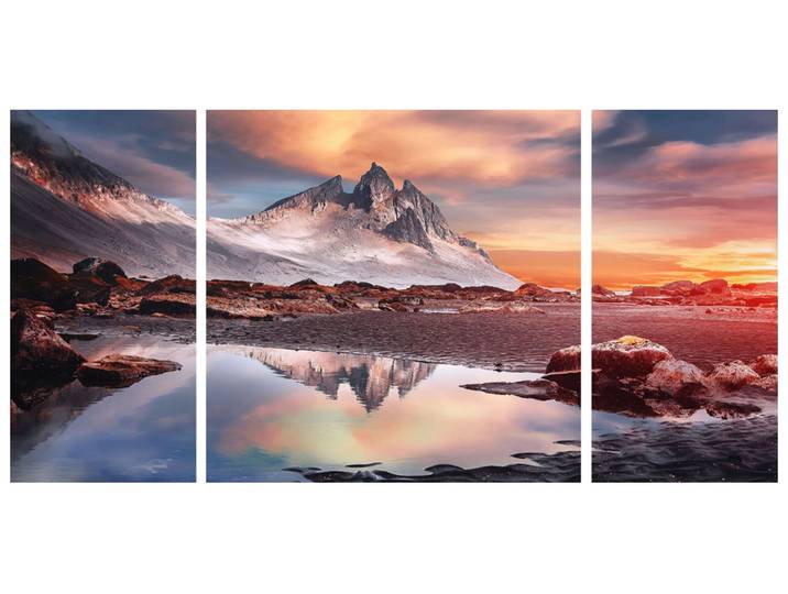 Glasbild Sonnenberge image LAND