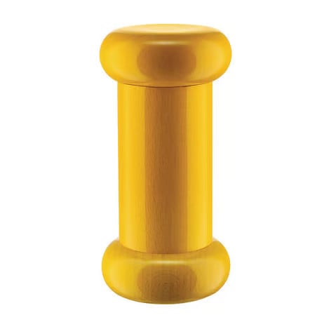 Alessi Twergi zout- en pepermolen Geel 15 cm