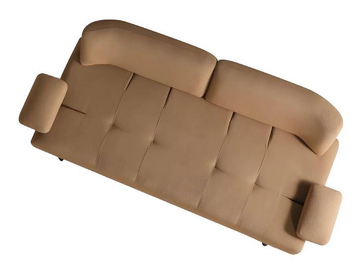 JVmoebel 3-Sitzer Polstersofa in Braun mit modernem Design und hoher Bequemlichkeit, 1 Teile, Made in Europe