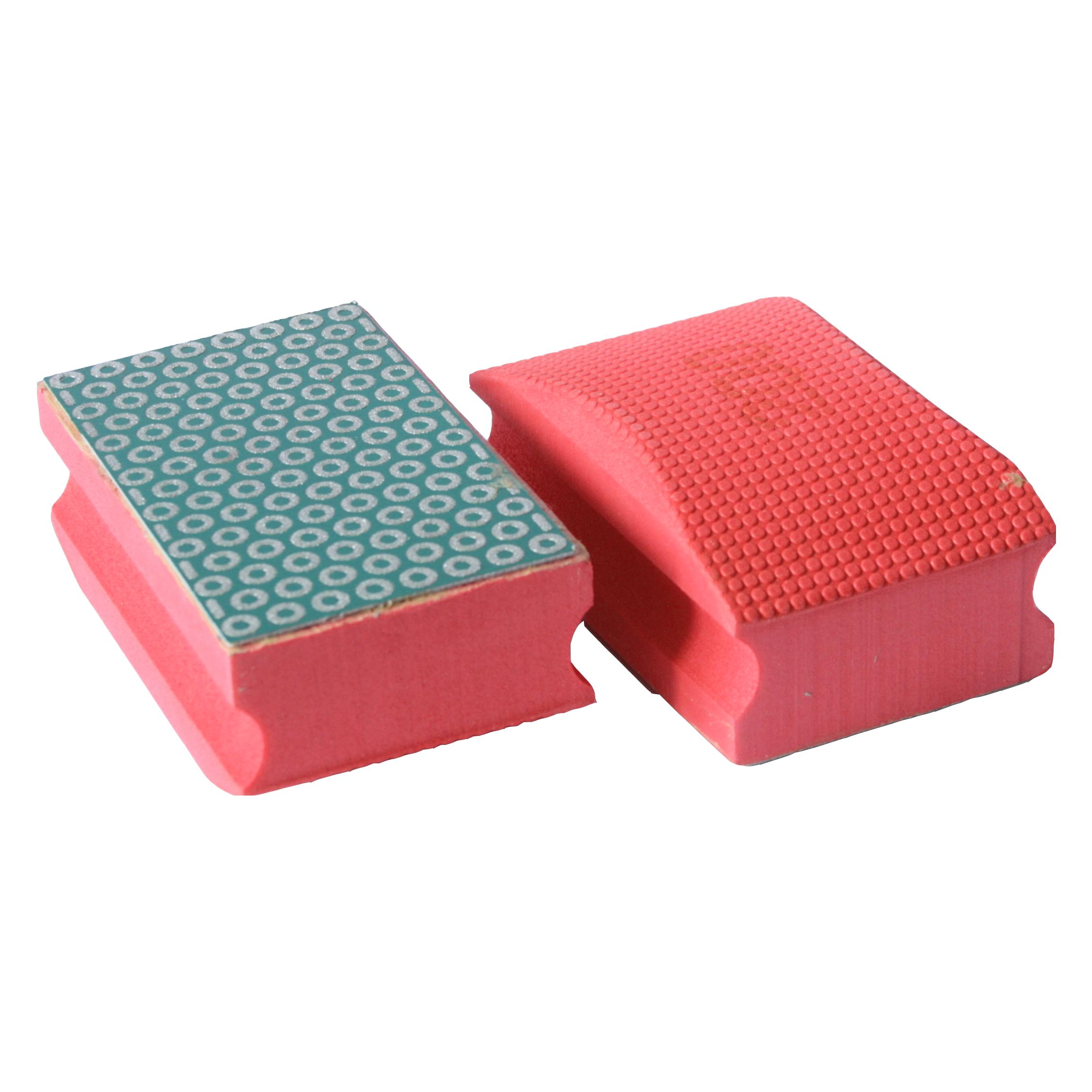 Tecmix DIAMANT-HANDSCHLEIFPAD-SET BESTEHEND AUS K50-GRÜN, K100-SCHWARZ, K200- ROT - 55X90MM (17656)