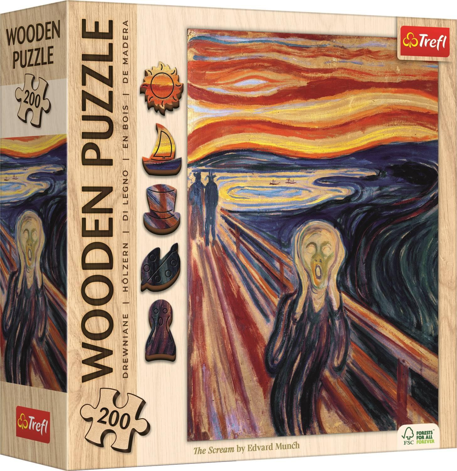 Trefl Houten Puzzel Schreeuw 200 stukjes