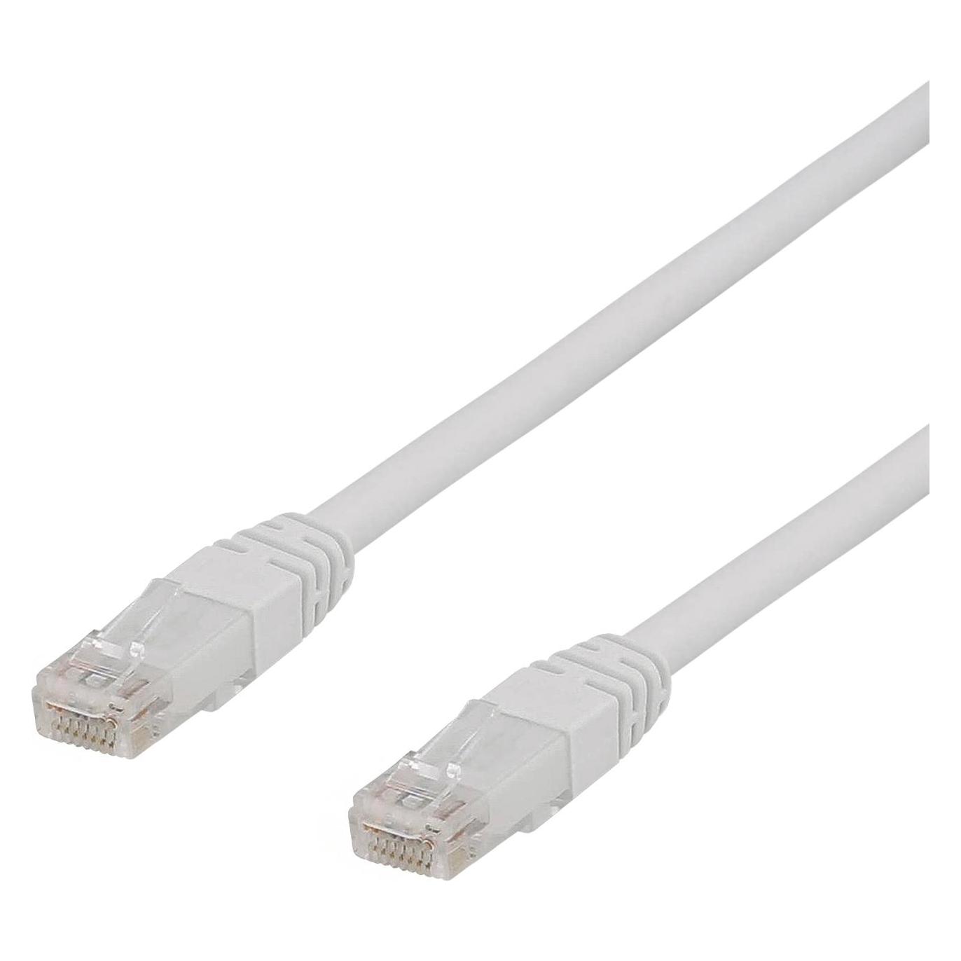 Deltaco U/UTP Cat6a patch cable 5m 500MHz LSZH white (U/UTP, CAT6a, 5 m) (TP-65VAU)