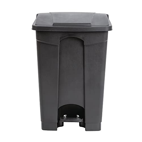 Jantex Keuken Afvalemmer met Pedaal - Zwart - 45L