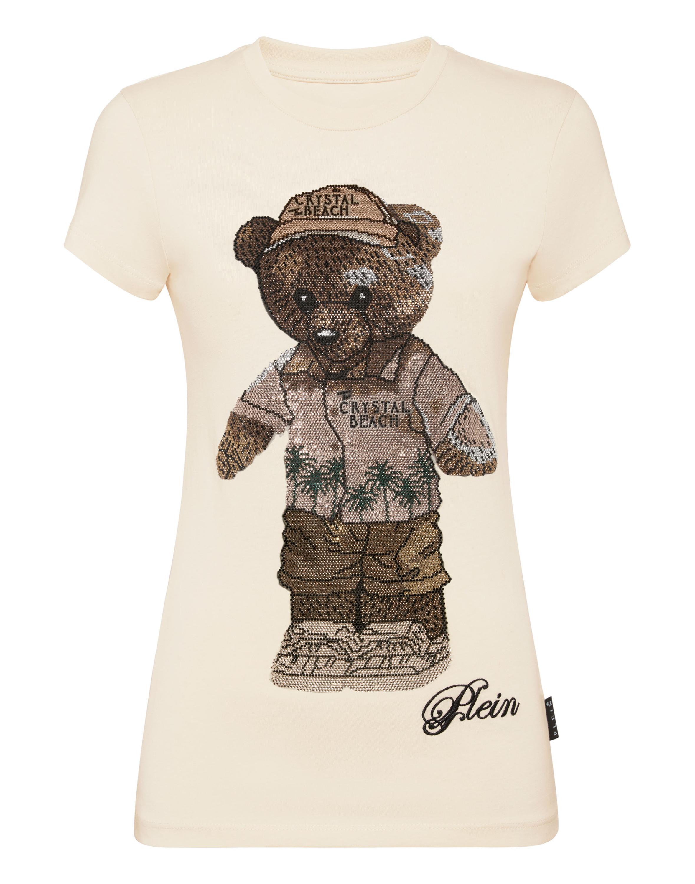 Cotton Sexy Pure Fit T-Shirt Teddy Beach Crystal