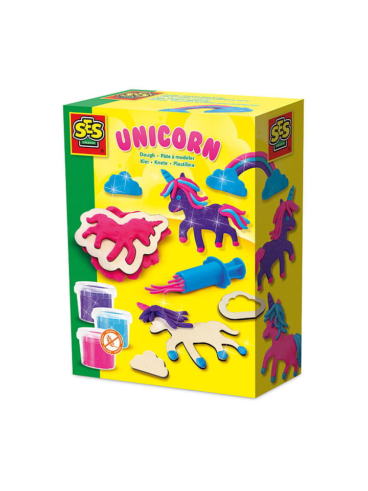 SES Knete "Einhorn Neonglitzer" - ab 3 Jahren - onesize