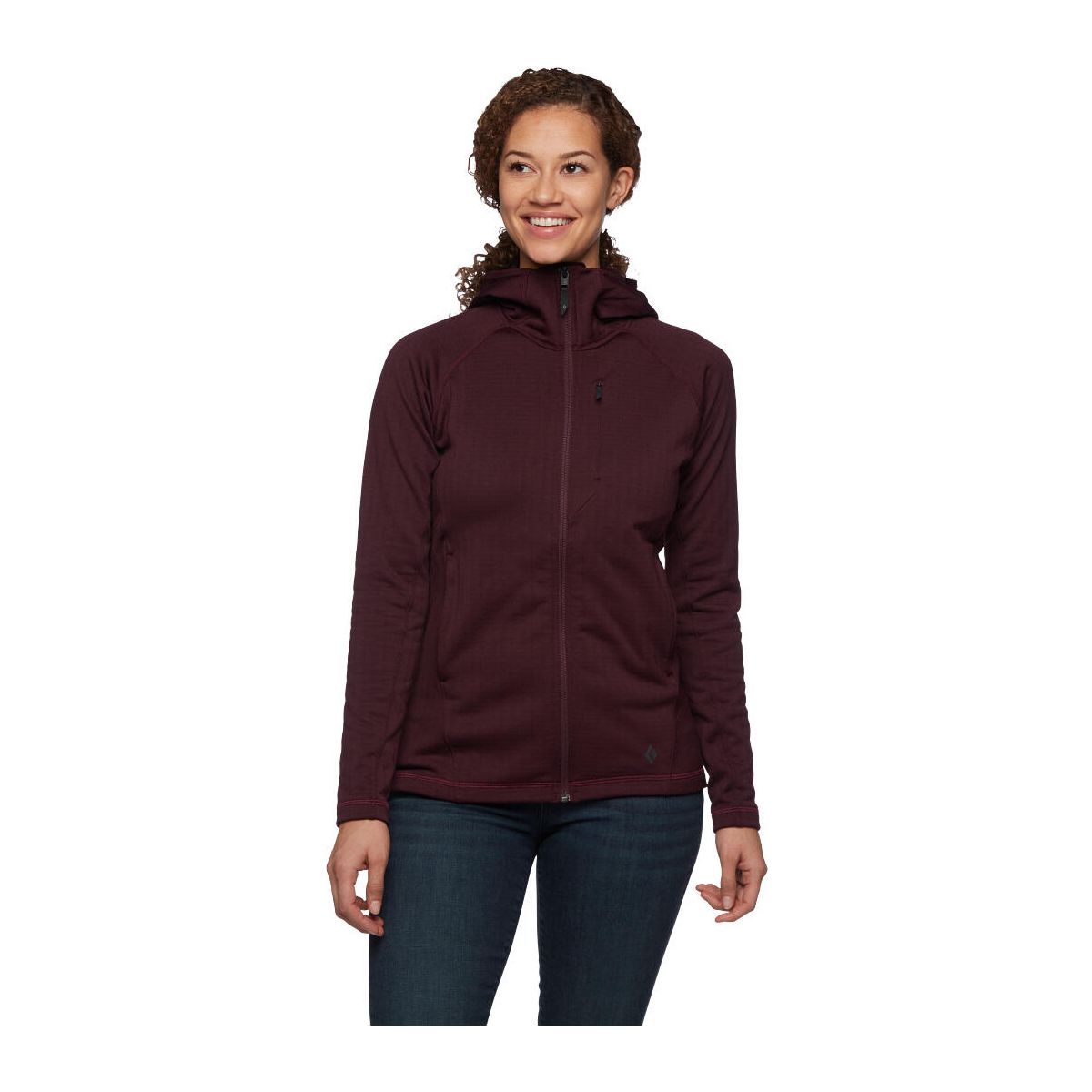 Black Diamond W Factor Hoody bordeaux (6018) S AP7440806018SML1