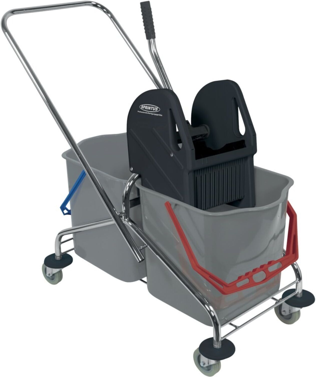 Sprintus Reinigungswagen Eimer 2x27l, Presse STA (301114)