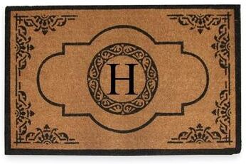 "A1 Home Collections First Impression Coir and PVC backing Abrilina Hand Crafted Heavy Duty Outdoor Double Doormat 36""X72"""