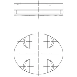 Kolben MAHLE 083 09 00 für BMW 3er