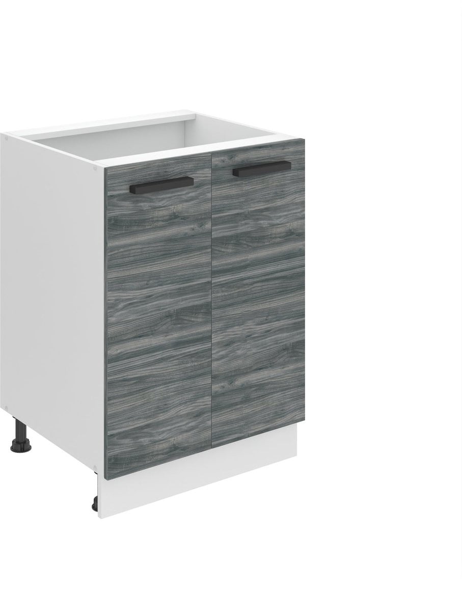 BELINI Keukenonderkast SD2 met 2 Deuren - Glamour Wood - 60 cm