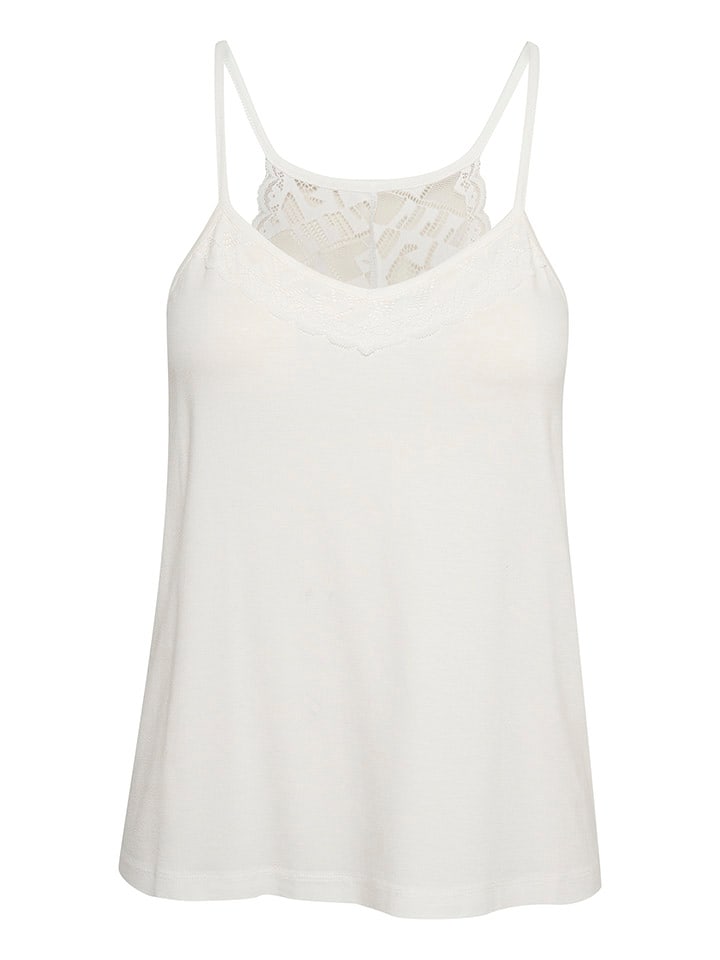 Cream Top "Trulla" in Weiß - L