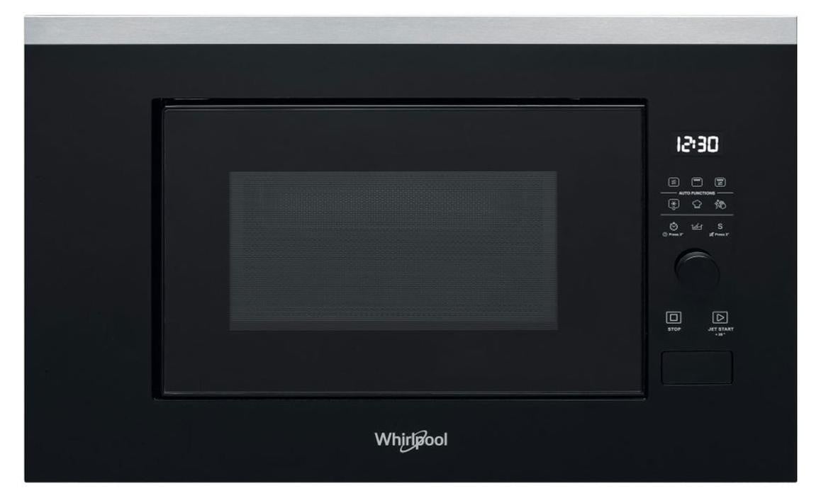 Whirlpool WMF200G geïntegreerde combi-magnetron, 20 liter, 800 watt, zwart
