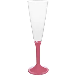 MONOUSO - Wiederverwendbares PS Sektglas Fuchsia Cava 2P 160ml (20 Stück)