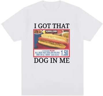 Multisell Products Hub Funny Kirkland Me Costco Graphic T Shirt Dog Meme Tee Shirt Men's Women's Vintage T shirt 2 m