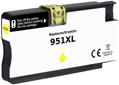 Renkforce Druckerpatrone ersetzt HP 951XL, CN048AE Kompatibel Gelb RF-5706060