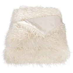 Star Home Webpelz Kuscheldecke Emu weiss 150x200 cm - weiß