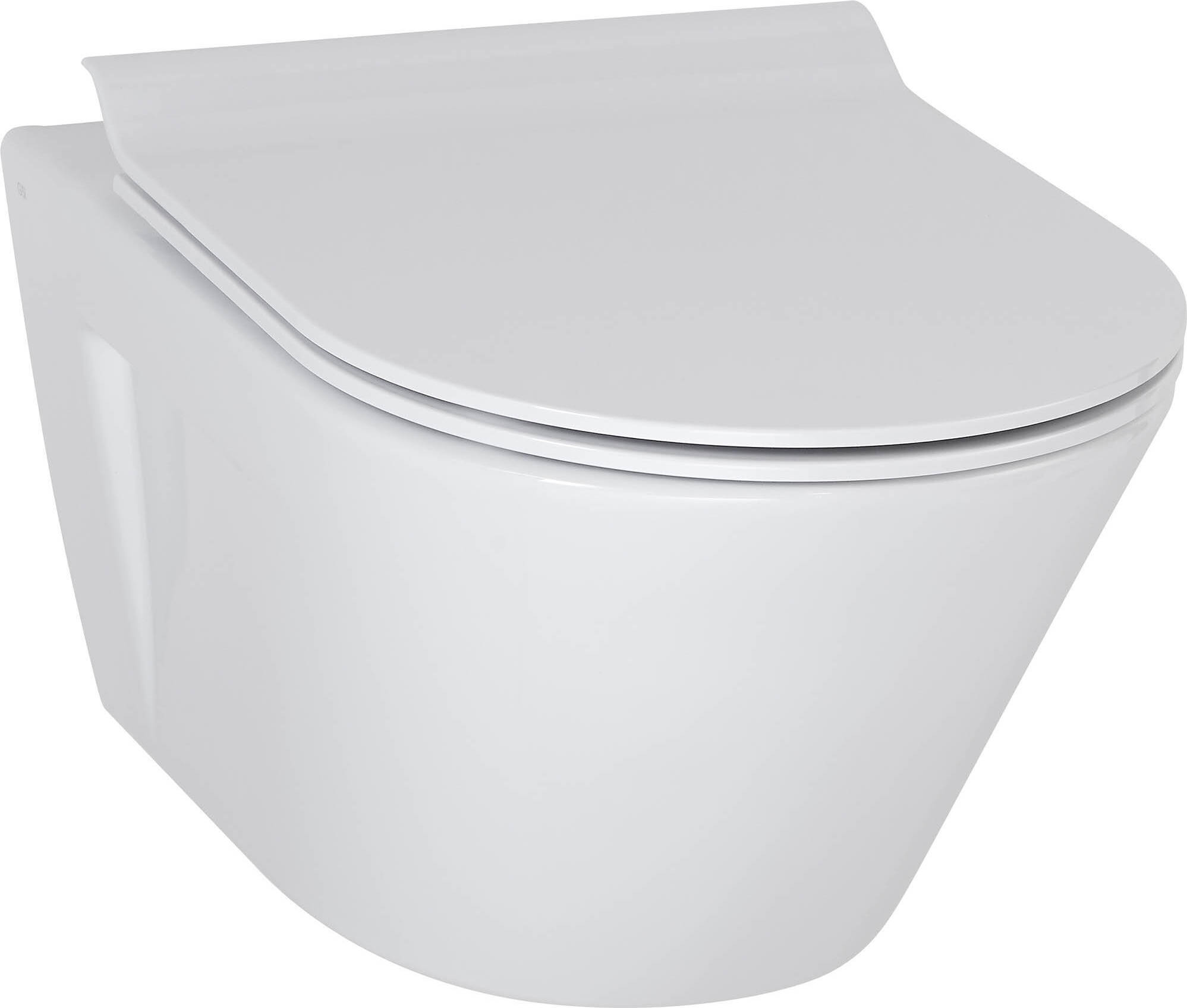 Ben Sito Hänge-WC mit Tiefspül Nanobeschichtung Tornado-Spülung Weiß - Wand-WC -