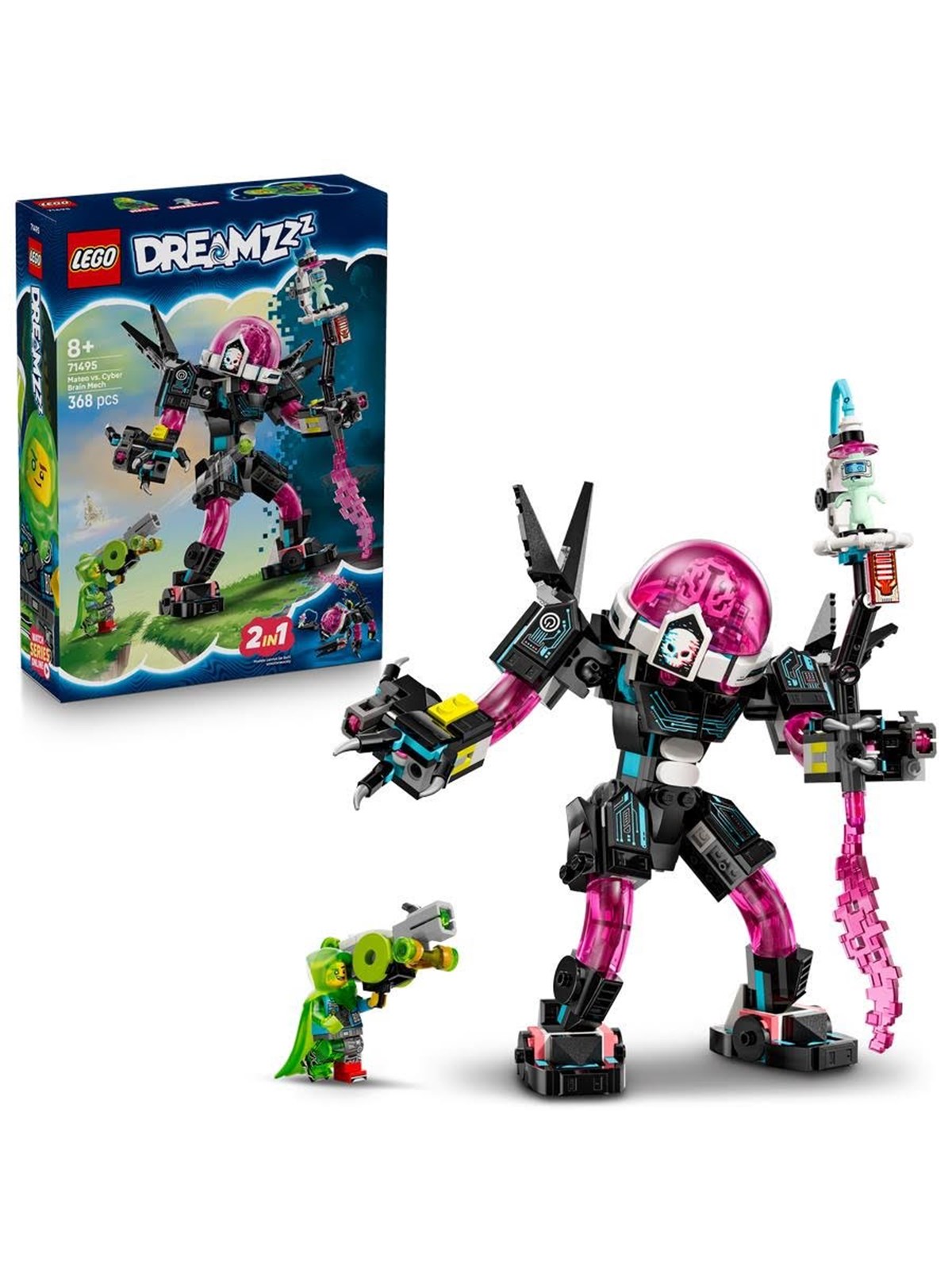LEGO DREAMZzz 71495 Mateo vs. Cyberhirn-Mech