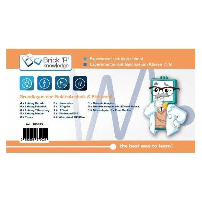 Allnet Brick"R"knowledge Experimentierset Gymnasium Klasse 7/8 (ALL-BRICK-0730)
