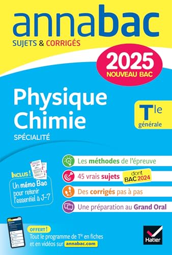 Jacques Royer - Physique chimie spécialité, terminale générale : nouveau bac 2025 - Preis vom 12.10.2026 11:37:12 h