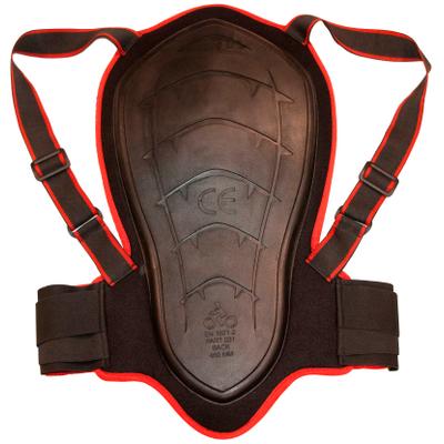 Rückgrat-/Rückenprotektor ROLEFF Gr. S, schwarz (schwarz, rot), Protektoren, S, Polyurethan