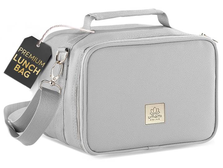 Insulated Lunch Bag Cool Grey Premium