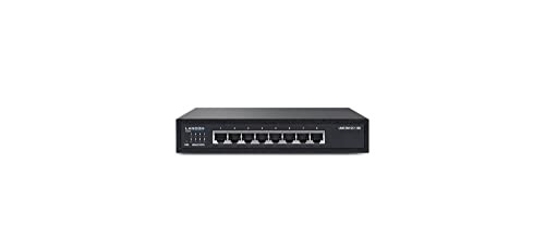 Lancom GS-1108 Unmanaged Gigabit Ethernet Switch met 8 poorten, zwart