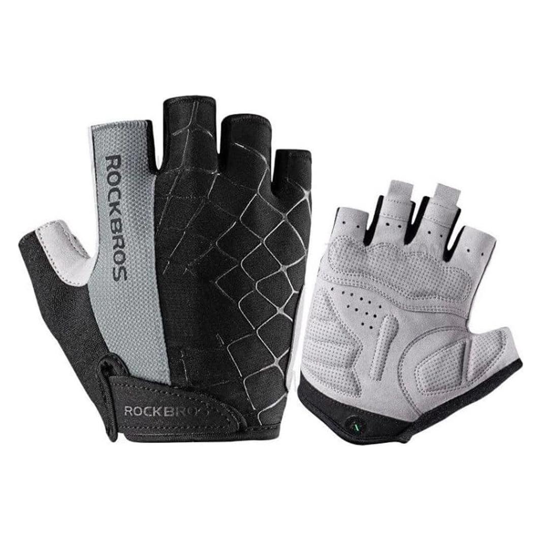 Rockbros S109GR cycling gloves, size S - gray (S) (1701423730)