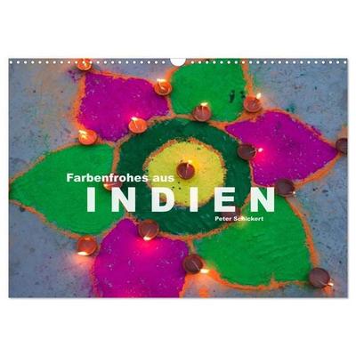Farbenfrohes aus Indien (Wandkalender 2027 DIN A3 quer), CALVENDO Monatskalender