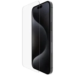 Belkin ScreenForce Pro TemperedGlass a (Apple iPhone 15 Pro Max), Smartphone Schutzfolie, Transparent