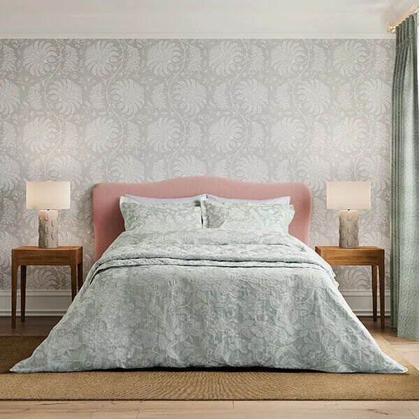 Sanderson Pyramus Cover Set King Size Aqua