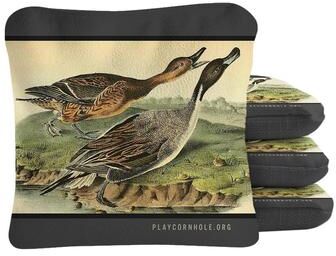 Skip's Garage Outdoorsman Gray Dual Sided Cornhole Bags
