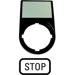 Eaton Tastenzusatzschildträger STOP M22S-ST-GB0