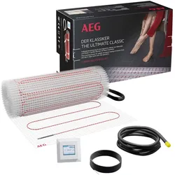 AEG Haustechnik, Bodenheizung, Basis Thermo Boden TBS TB 160/6 Set Plus, elektrische Fussbodenheizung, Komplettset 6 m2, 160 W/m2