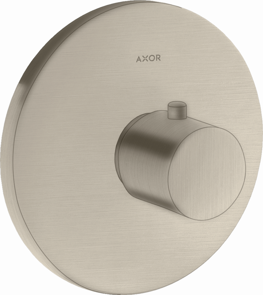 Hansgrohe Axor Uno set de finition 38375820 thermostat encastré, nickel brossé