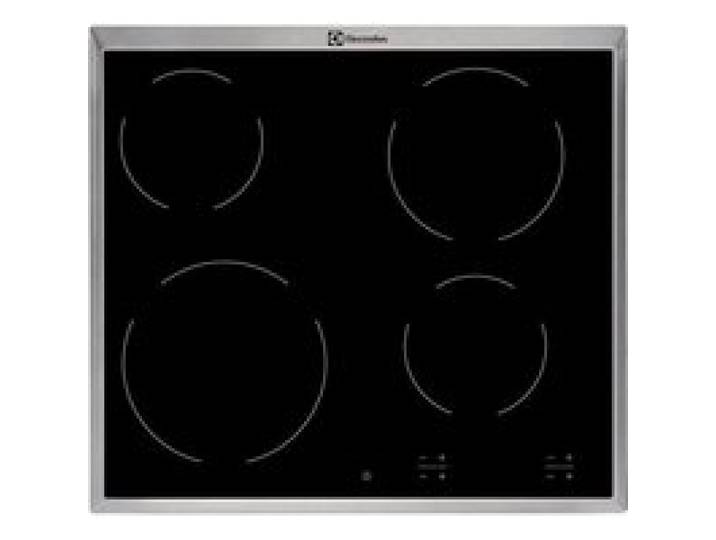 Plaque de cuisson vitrocéramique - ELECTROLUX - EHF16240XK - Noir - 59 cm - Électrique