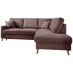 Wohnlandschaft Valentina Bordeaux Struktur