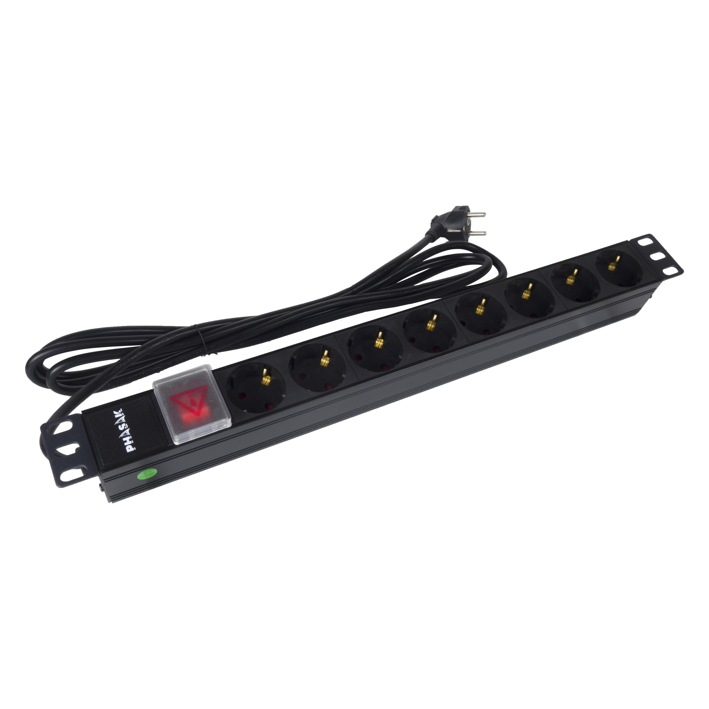 Phasak BNS 1520 (8x, CEE 7/3, 2 m) (BNS 1520)